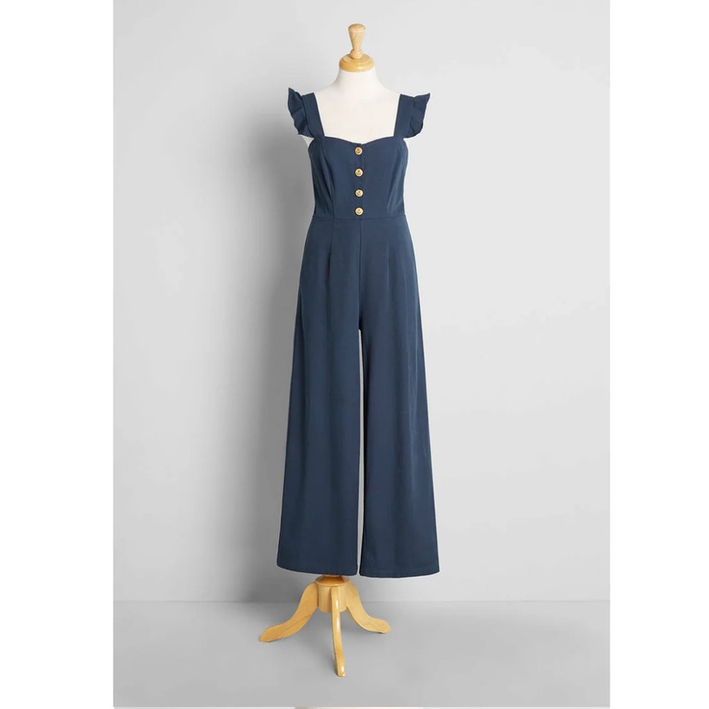 Royal Monk Blue Jumpsuit